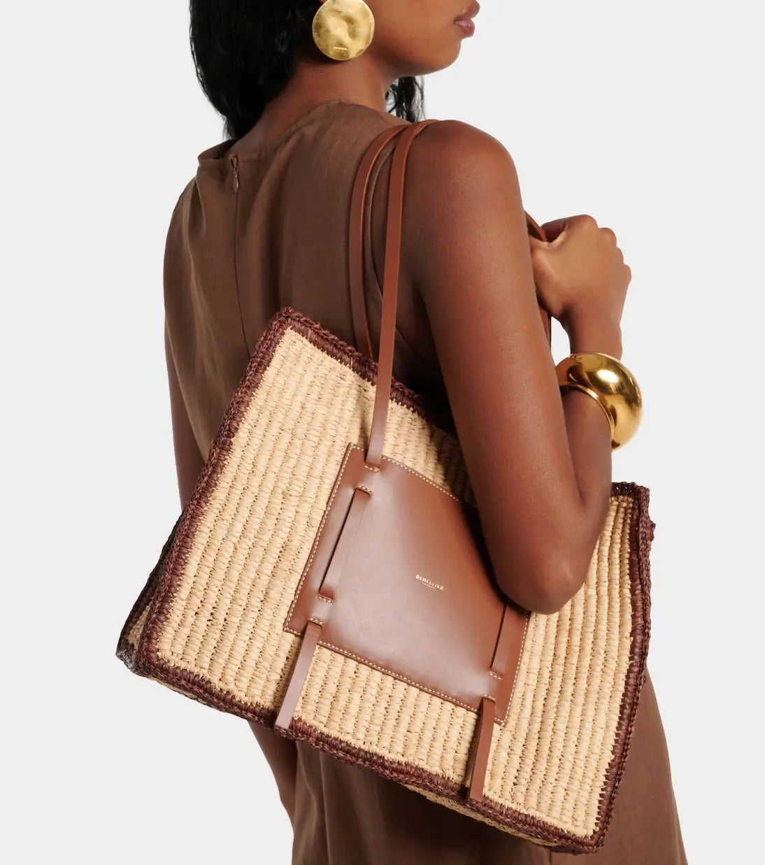 Tote bag leather
