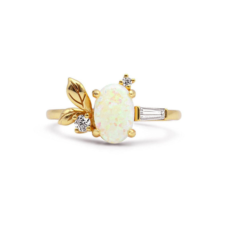 Persephone opal leaf