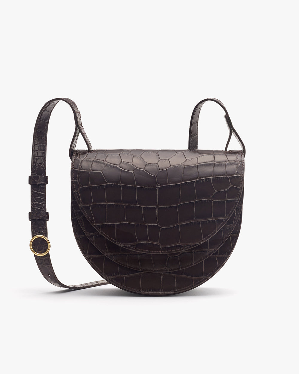 Double moon saddle bag