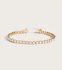 Bezel tennis bracelet