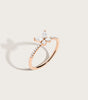 Diamond butterfly ring