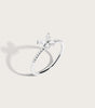Diamond butterfly ring