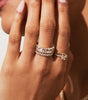 Diamond butterfly ring