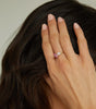 Pearl toi et moi ring