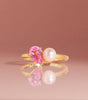 Pearl toi et moi ring