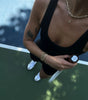 Racquet Necklace Pearl
