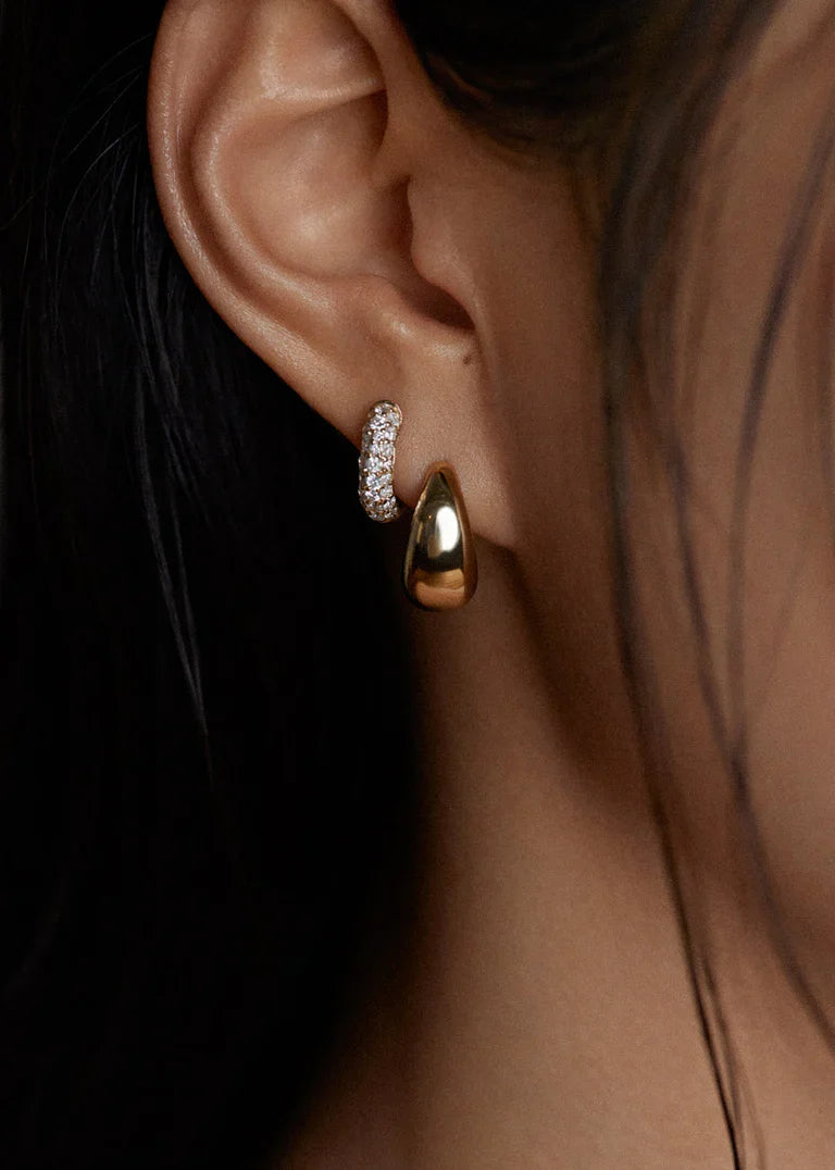 Teardrop Hoop Earrings