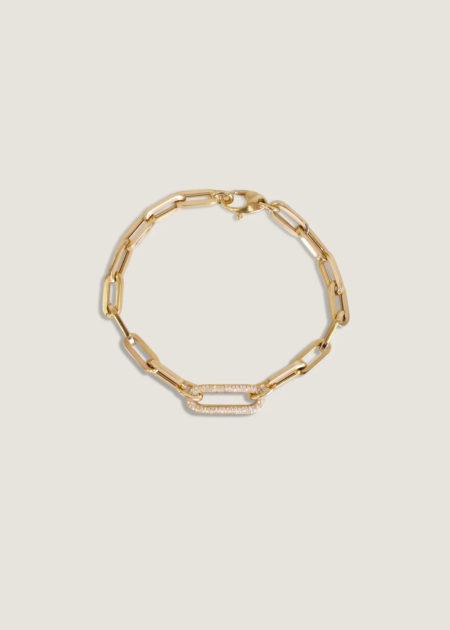 Bold Pavé Diamond Link Chain
