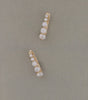 Graduated Huggie Earrings Diamond
